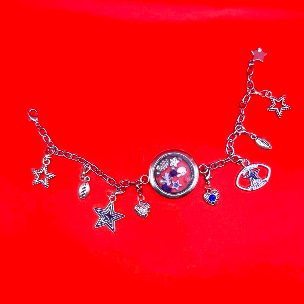 Dallas Cowboys Handmade Charm Bracelet